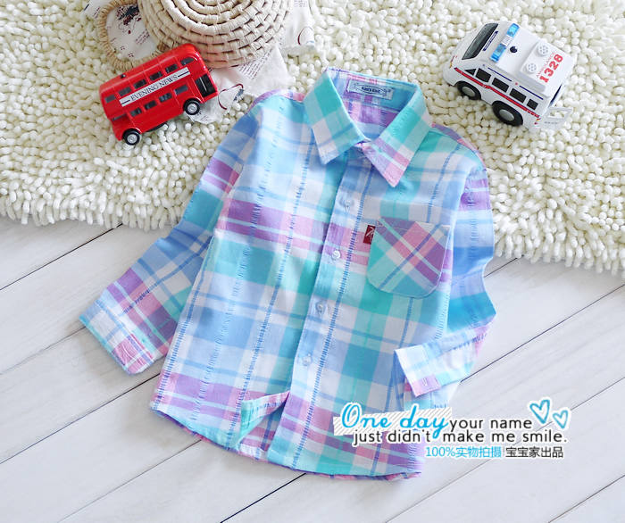 Chemise enfant à manche longue - Ref 2083798 Image 1