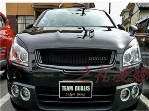 适用日产逍客碳纤维灯眉改装