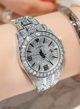 Davena蒂玮娜正品满钻女士手表2025新款轻奢表生日礼物送女友老婆