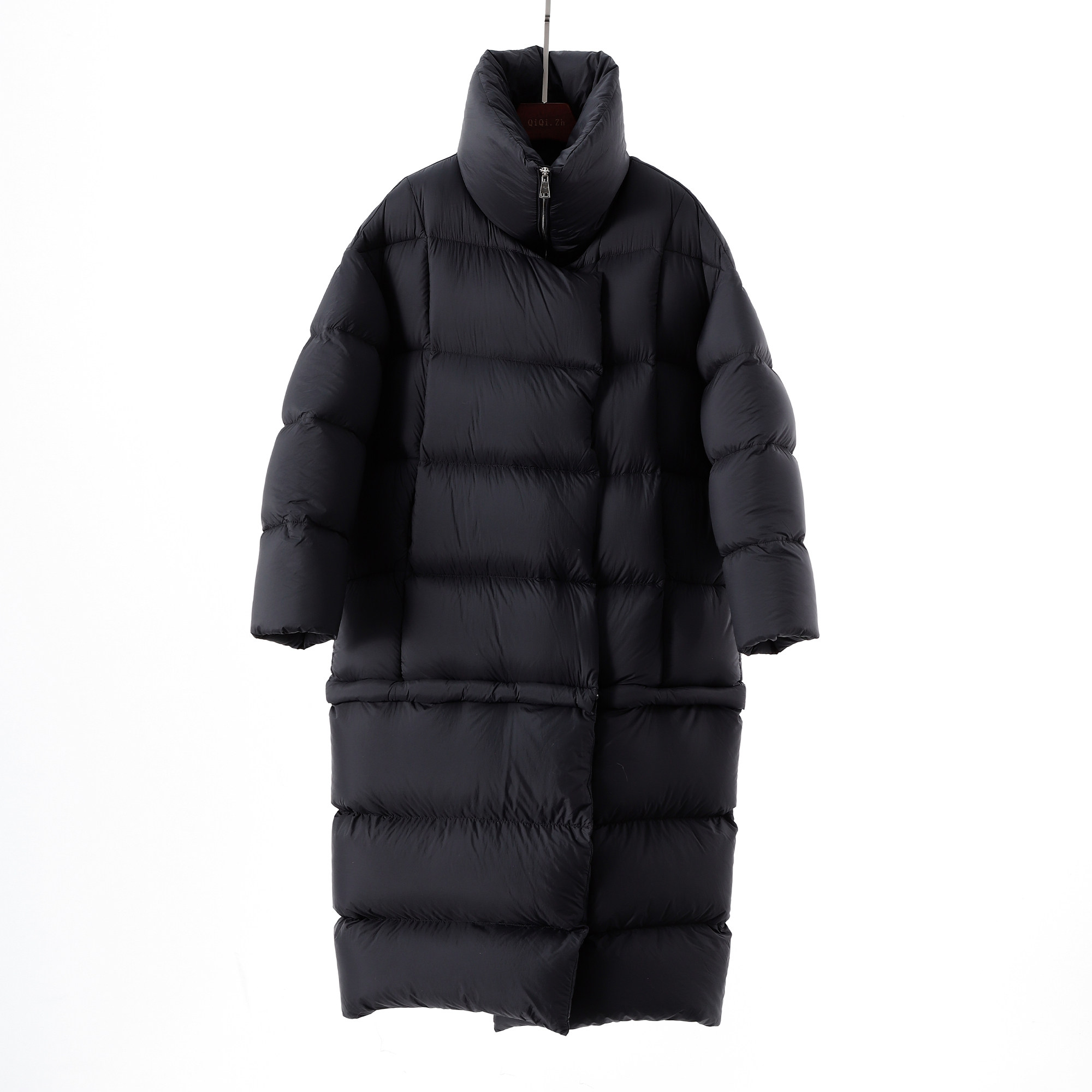 可长可短黑色加厚95白鹅绒羽绒