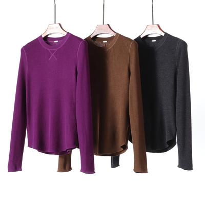 极细美莉诺羊毛百搭圆领针织衫