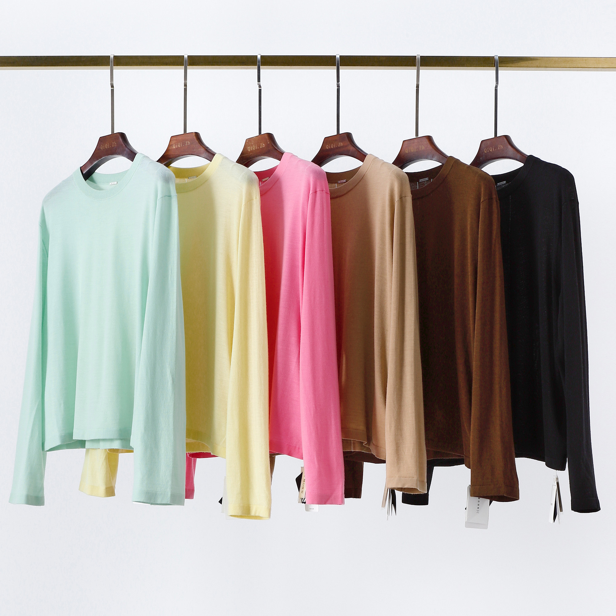 美丽诺羊毛基础款轻薄柔软针织衫