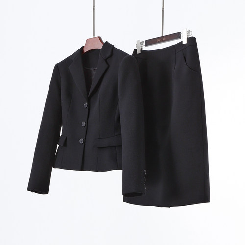 高端商务风单排扣收腰显瘦套装