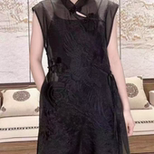 三件套套装 T756 旗袍衬衫 吊带直筒裤 夏款 国风新中式