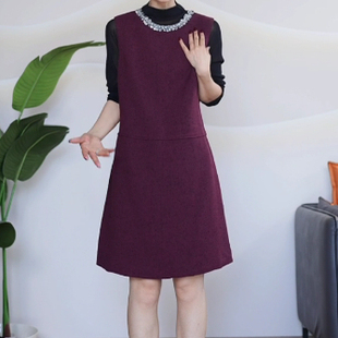 小香风名媛背心裙打底衫 E005 精致法式 时尚 两件套套裙 春秋款