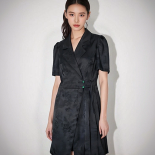 新中式 改良式 两件套套装 夏季 短裤 新款 连衣裙 5123 短袖