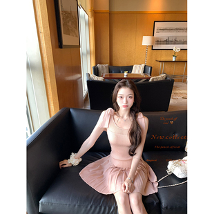 thepeachofficial【弥留爱丽丝】小香风羊毛混纺上衣百褶半裙套装