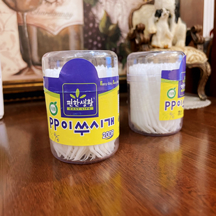 韩国进口弯钩式牙签家用牙钩清理牙间残留食物剔牙不伤牙牙缝清洁