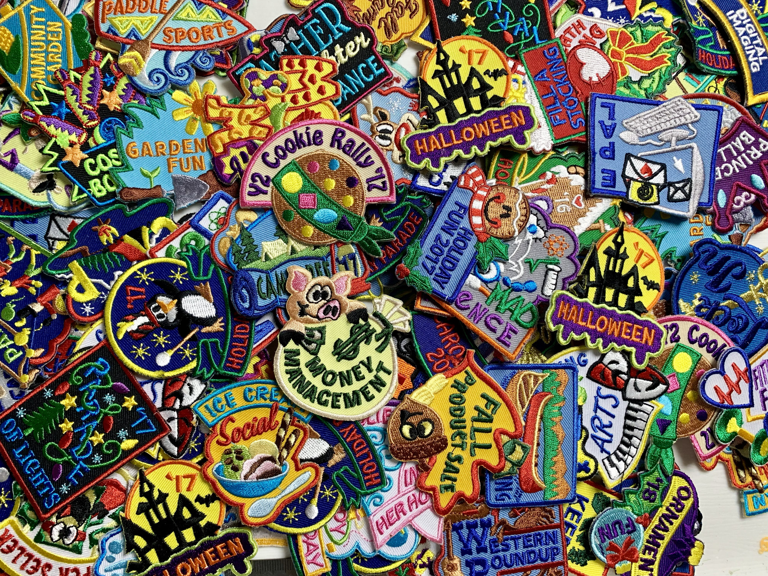 中古复古外贸刺绣贴百搭衣服补丁贴布贴时尚T恤修补贴小号DIY装饰