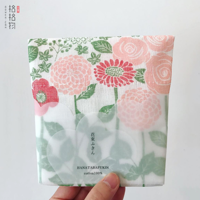 日本中川政七商店印花手帕百洁布