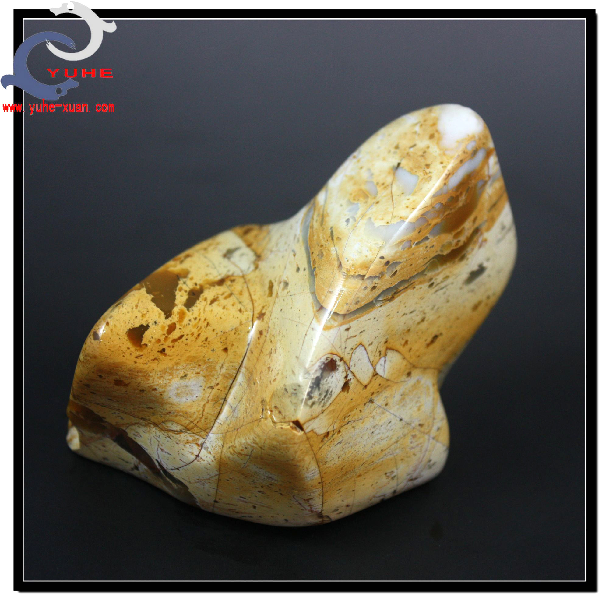 寿山石原石 国石真品 花坑石 精美虎皮花坑结晶原石【裕和轩】a7