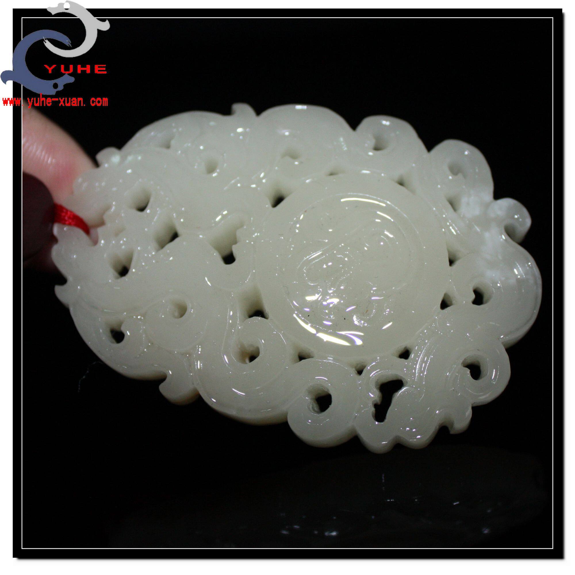 奔驰宝马车挂奥迪车载挂件饰品寿山石挂件芙蓉螭龙手牌车挂件C7-3