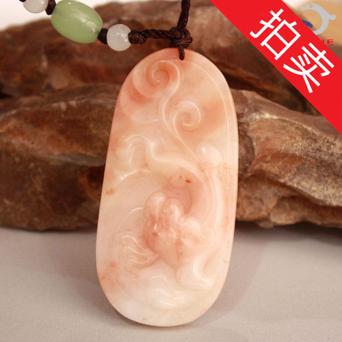 寿山石拍越南老挝石吊坠项链