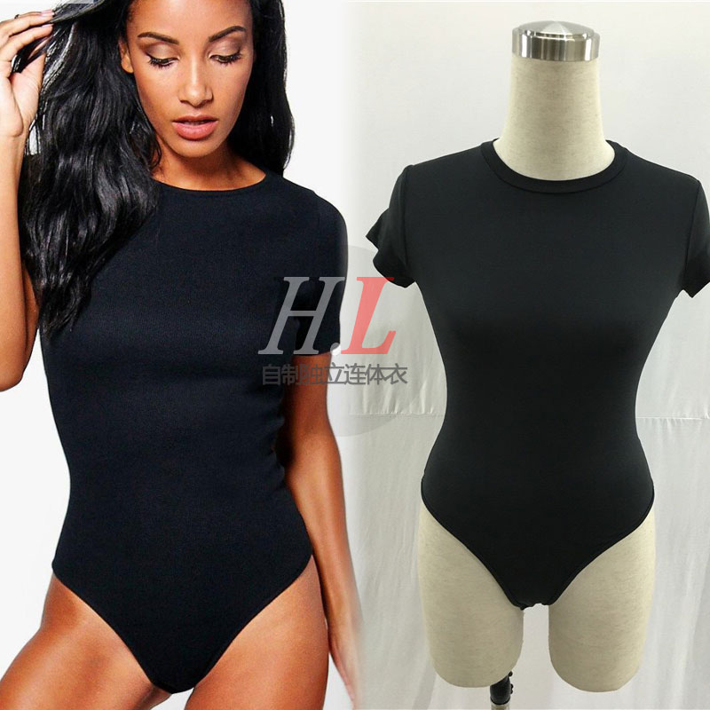 大码连体上衣棉女舞蹈短袖