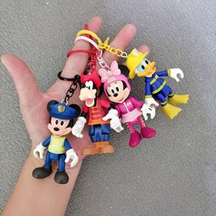 正版散货diy卡通米奇高飞黛西唐老鸭钥匙扣挂件挂饰童情侣公仔