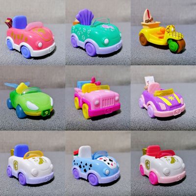 正版散货可爱卡通小车儿童过家家玩具迷你摆件生日礼物