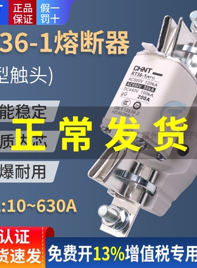 CHNT正泰保险丝管式陶瓷熔断器熔芯RT36-1 250A 200A安NT1 RT16-1