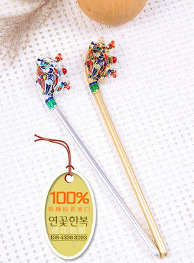 金银色凤凰高档新娘盘发簪子H-P02807