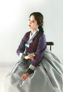 韩国进口面料韩服朝鲜族民族服装 W02087 女士妈妈韩服775H