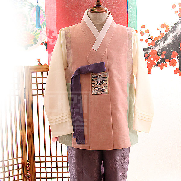 韩国原装进口面料韩服男士婚礼敬酒礼服 H-M01231