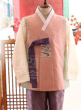 韩国原装进口面料韩服男士婚礼敬酒礼服 H-M01231