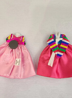 韩国原装进口小彩条韩服冰箱贴婚礼赠品礼品手工艺品H-P01911-5