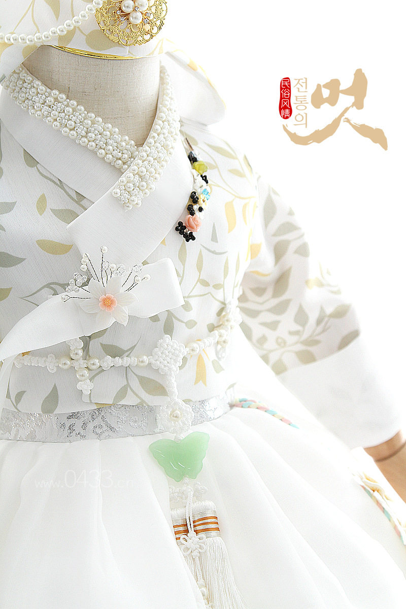 生日腰绳 女宝宝儿童韩服腰带装饰腰带（是腰绳的价格）H-P10986