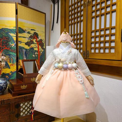 女童儿童韩服朝鲜服装