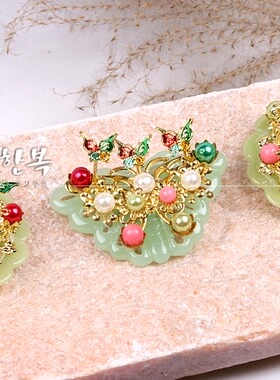 皇后仿玉旁叉/宫廷假发旁叉H-P02635