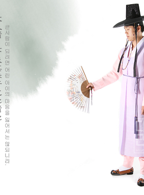 古代传统男士长袍韩服H-M06622