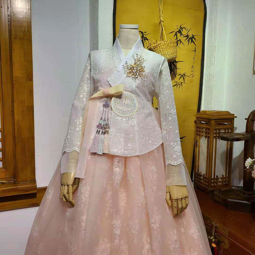 朝鲜族民俗服装新娘婚礼结婚仪式敬酒韩服婚纱礼服女士服H-X11167