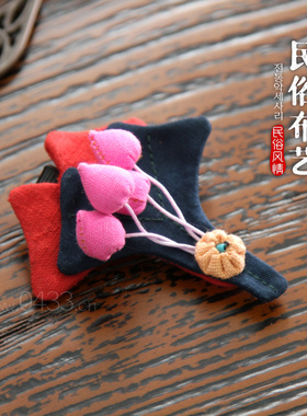 舞蹈上衣胸花绣花胸饰点缀胸针