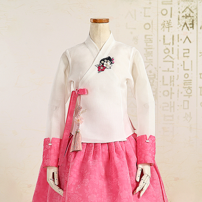 朝鲜族平时穿的生活韩服改良韩服辛玉娟上衣和裙子S24095
