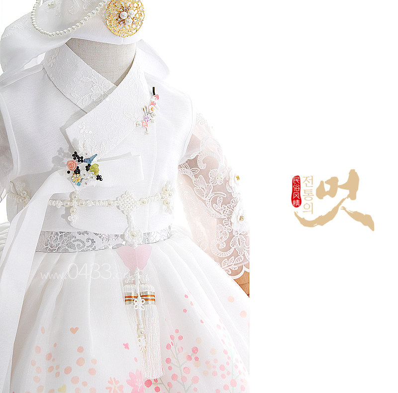 生日腰绳 女宝宝儿童韩服腰带装饰腰带（是腰绳的价格）H-P10987