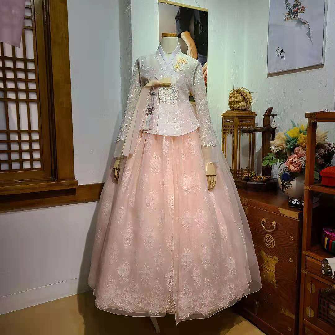 朝鲜族民俗服装新娘婚礼结婚仪式敬酒韩服婚纱礼服女士服H-X11258