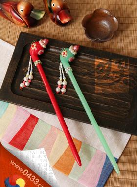 韩国进口仿玉簪子/舞台演出簪子/发簪/光是簪子的价格/H-P02725