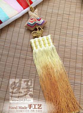 韩国原装进口牛角手绣韩服挂件 汽车挂件 力量的象征/H-P02663-2