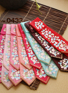 韩国原装进口绣花头绳儿童女孩舞台表演头饰H-P01110