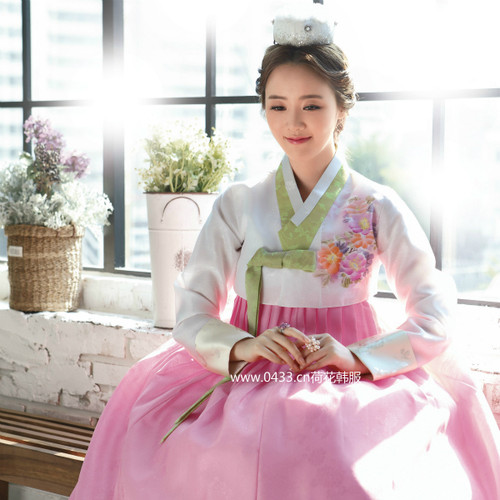韩国原装进口新娘韩服/敬酒婚礼韩服/婚纱/H-X02016-901