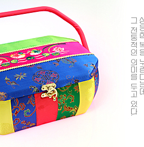 韩国原装进口彩条针线盒  新娘婚礼用品  原版正品 H-P01397-4