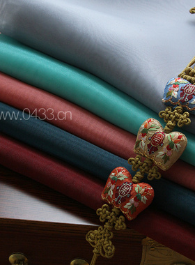 韩国进口韩服砖石纱面料宽110cm，半米价格舞台装饰H-P08136