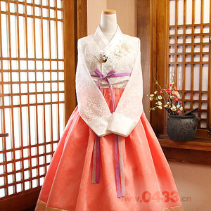 韩国原装进口新娘婚礼敬酒庆典婚纱韩服 H-G01003