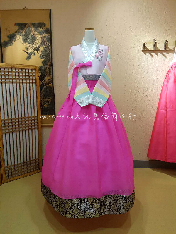 朝鲜族民族服装新娘婚礼结婚敬酒礼服韩国女士韩服H-X10157