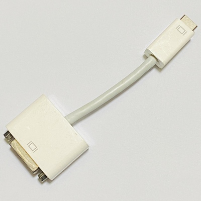 Apple苹果原装正品Mini-DVI 至 DVI Adapter转接器线高清