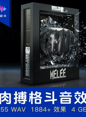 近战肉搏格斗拳打脚踢格挡受伤音效 Rock The Speakerbox Melee