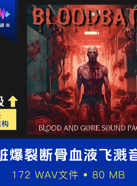 血腥断骨内脏爆裂血液飞溅音效 Cyberwave Orchestra Bloodbath