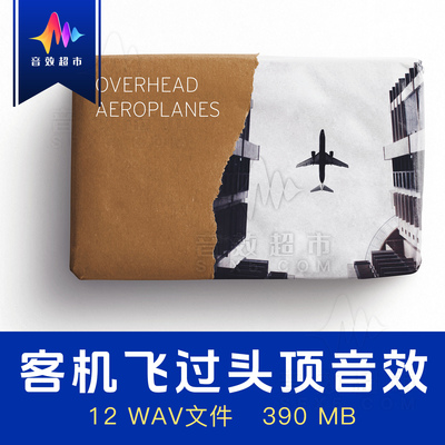 飞机客机飞过掠过头顶音效 Edible Audio Overhead Aeroplanes