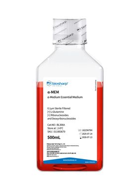 α-MEM液体培养基含丙酮酸钠不含HEPES含核糖核苷及脱氧核糖核苷