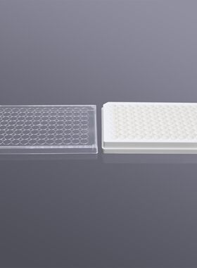 Biosharp96孔板BS-MP-96W BS-MP-96B白黑底盖TC发光荧光硅胶盖