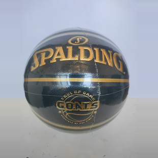 正品斯伯丁SPALDING GOATS黑金篮球成人7号PU球街球比赛 77-790Y